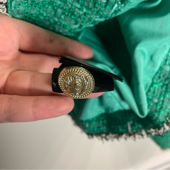 H&M Textured-weave Jacket in Green XL - Picture 12 of 13